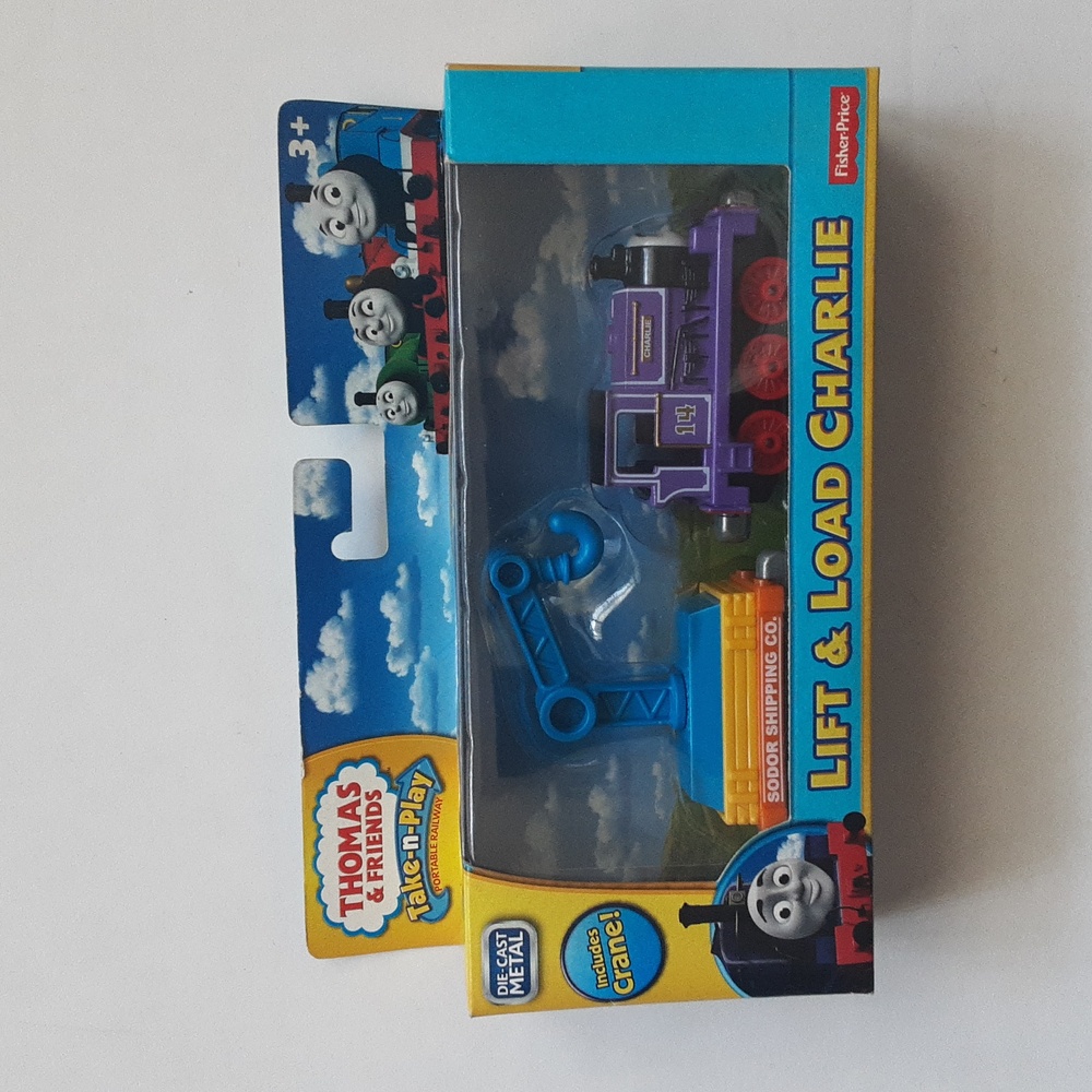 Thomas & Friends Take-n-Play LIFT & LOAD CHARLIE die-cast metal train engine New
